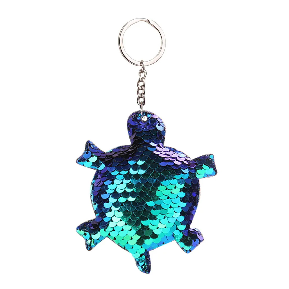 2019 новый модный брелок с блестками и черепашками Подарочный Брелок высокое