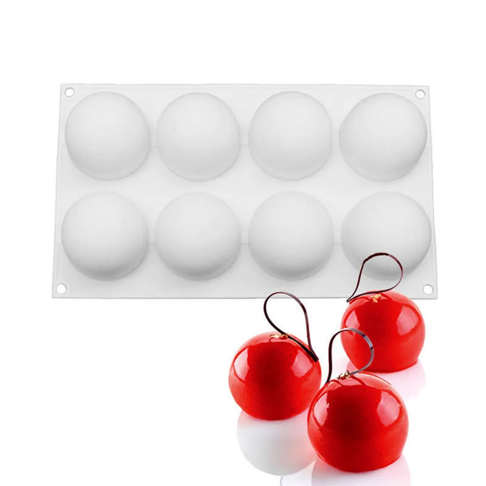 TTLIFE 8 полость квадратная форма торт силиконовая для выпечки Десерт Мороженое