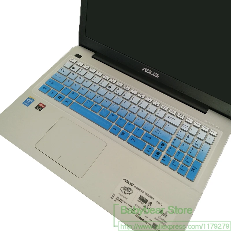 Силиконовый защитный чехол для ноутбука Asus X751 X751L X751La X751Lav X751Ld X751Ldv X751Lk X751Ln X751Ma