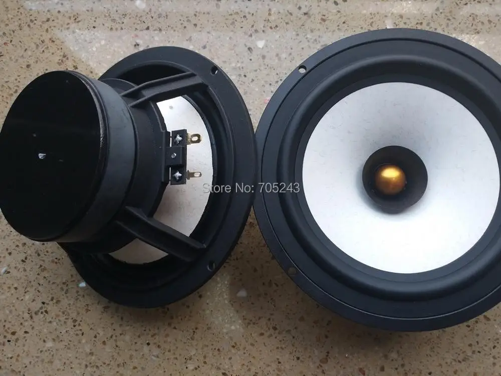2 единицы HiFI 6,5 7 дюймов MICA mix бумажный конус Полнодиапазонный динамик полный диапазон НЧ-динамик пара
