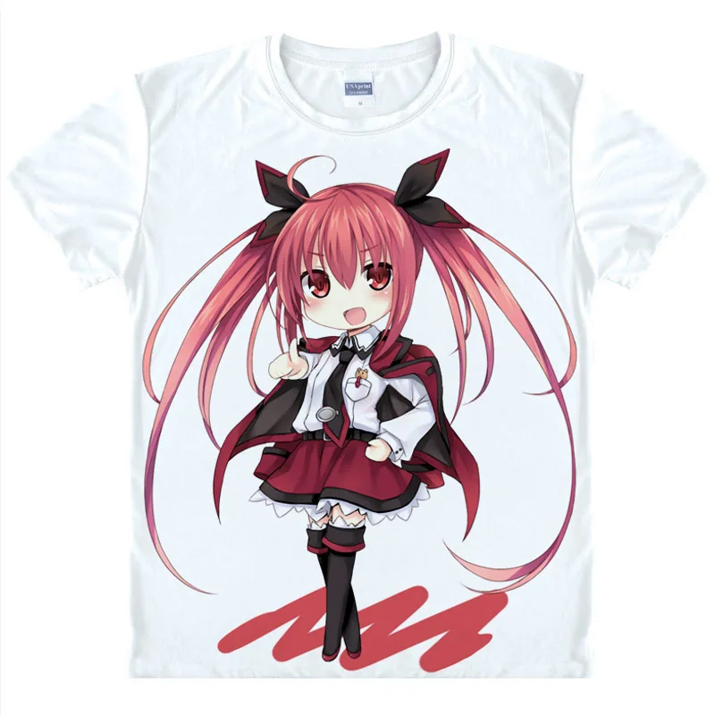 Coolprint Футболка с изображением в стиле аниме Рандеву жизнью футболки мульти-стиль