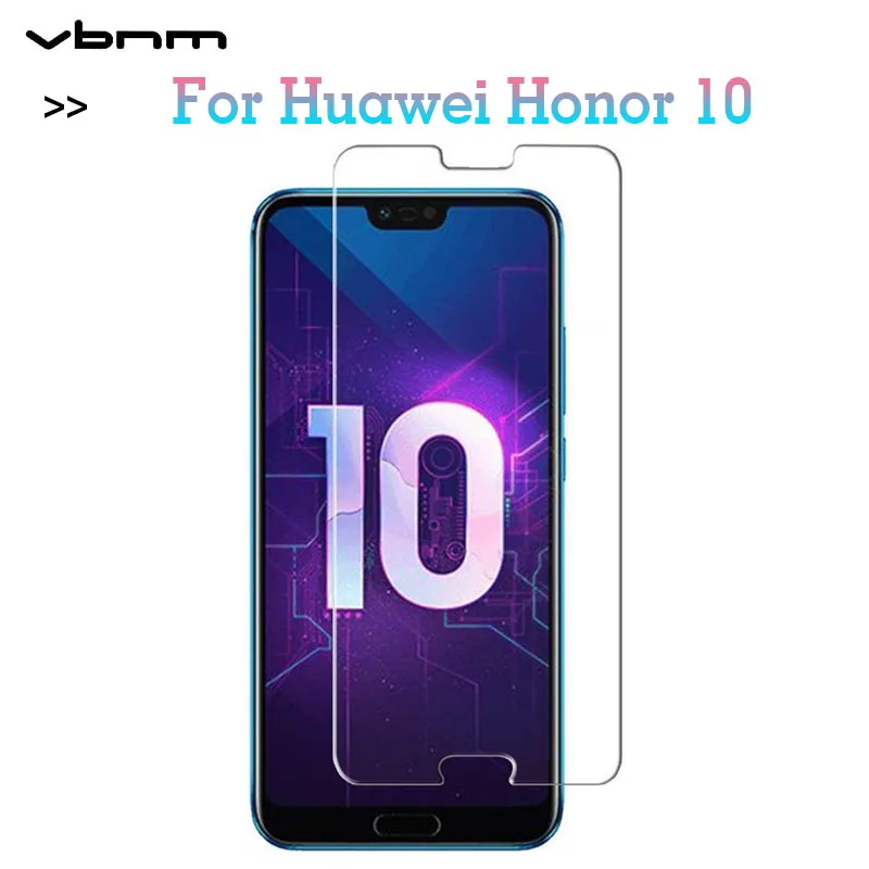 VBNM For Huawei Honor 10 Tempered Glass 9H Premium Screen Protector Anti-Explosion Film 5.84&quot | Мобильные телефоны и