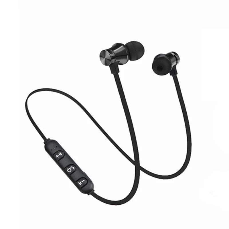 black XT-11 bluetooth-гарнитура Беспроводные наушники с защитой от пота Беспроводные спортивные наушники Встроенный микрофон гарнитура для iphone/huawei - Цвет: black