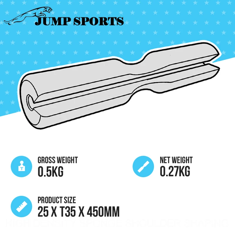 Brand New Barbell Pad Soft Cushion for Shoulder Weight Lifting Training Easily Pull Up Fat Griper Support Gym Fitness Protecter | Спорт и