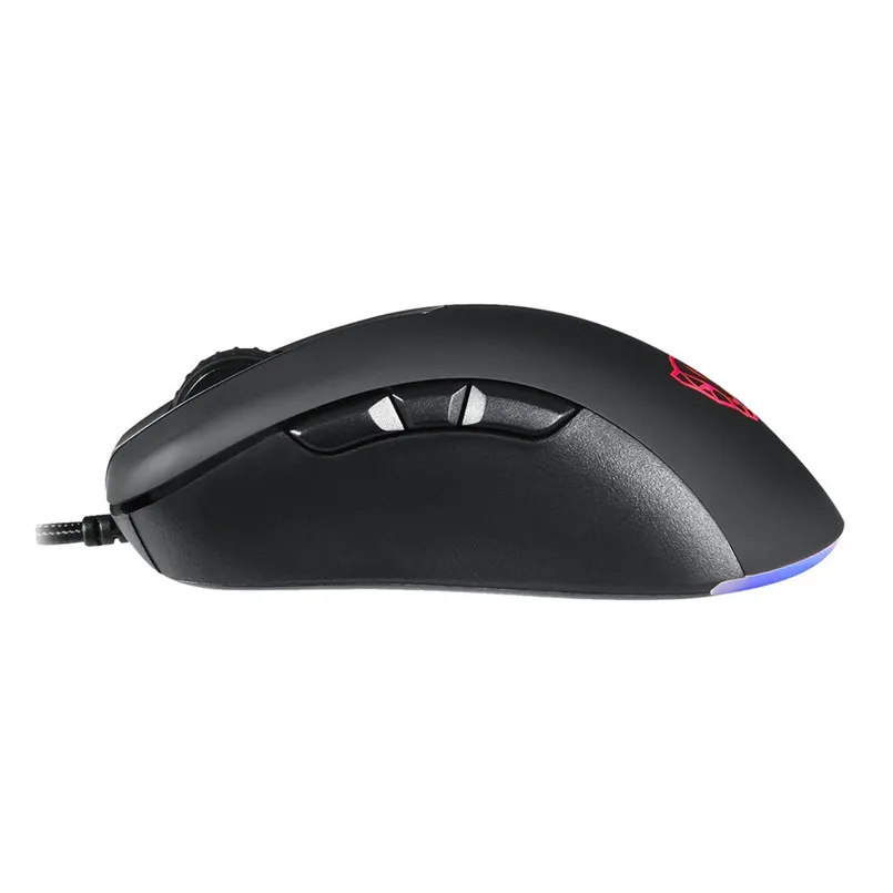Проводная светодиодный вая мышь Motospeed V100 PAW3327 6200DPI профессиональная игровая для