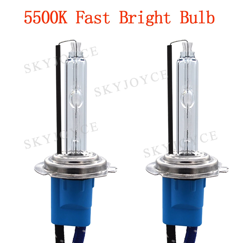 Ультраяркая лампа 5500K H7 HID для 35 Вт 55 Комплект Ксеноновых балластов H1 H3 H11 9005 9006 9012