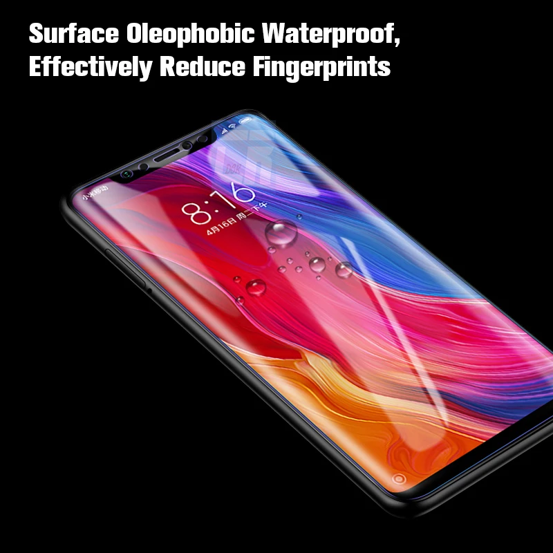 Мягкая Гидрогелевая Защитная пленка с закругленными краями 3D для Xiaomi 6 6X 8 SE MIX 2 2s