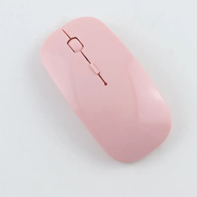 KuWFi Bluetooth 2,4G, беспроводная мышь с usb-приемником, яркие цвета, модные ультра тонкие мини компьютерные мыши, ноутбук, настольный компьютер