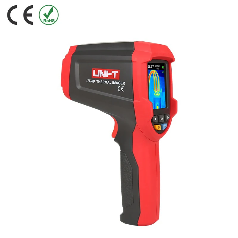 UNI-T UTi80 тепловизор изображения камера Инфракрасный термометр-30-400℃ 4800 пикселей Высокое разрешение дисплей измеритель температуры