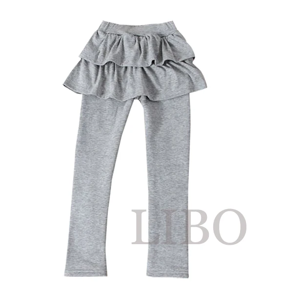 Весние осение брюки для девушки 1 шт. Поножи Детская юбка девочек Юбка-брюки Юбка