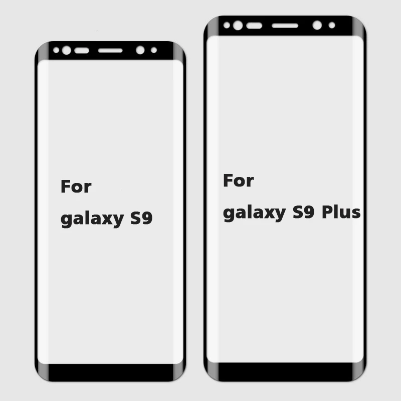 KEYSION 3D изогнутое полное покрытие закаленное стекло для Samsung Galaxy S9 Plus Защитная