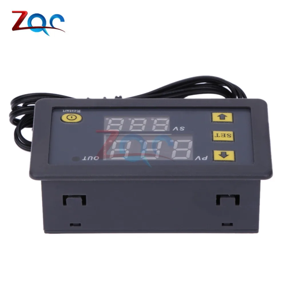 W3230 DC 12V AC 110V 220V 20A светодиодный цифровой регулятор температуры Термостат Термометр контроль температуры переключатель Датчик метр