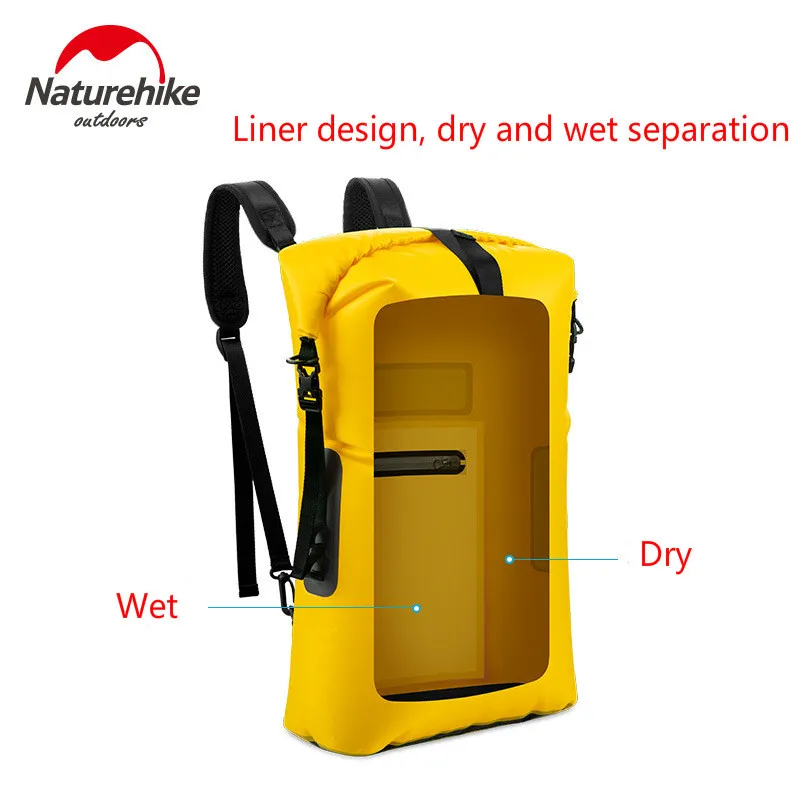 

Naturehike New Arrive TPU Shoulders Dry And Wet Separation Surf Bag Can Use For Waterproof Bag Beach Diving Swimming Storage Bag