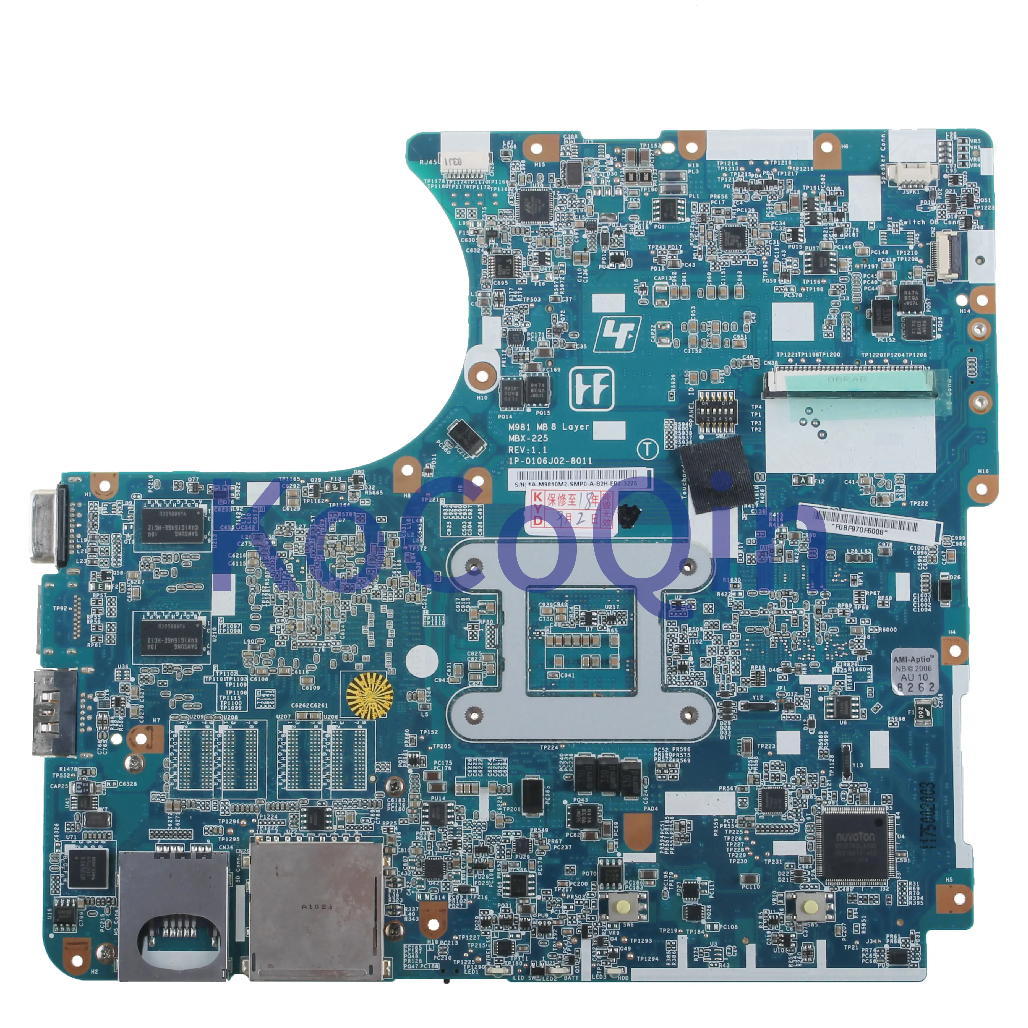 KoCoQin материнская плата для ноутбука SONY VPCEC PCG-9111L MBX-225 материнская плата A1794342A 1P-0106J02-8011 216-0774007 Оперативная память 512M HM55