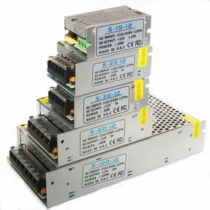 1 А, 2 А, 3 А, 5 А, 10 А, 12 В постоянного тока, источник питания, светодиодные ленты светильник световые полосы, лента, светодиодный адаптер питания, алюминиевый металлический материал