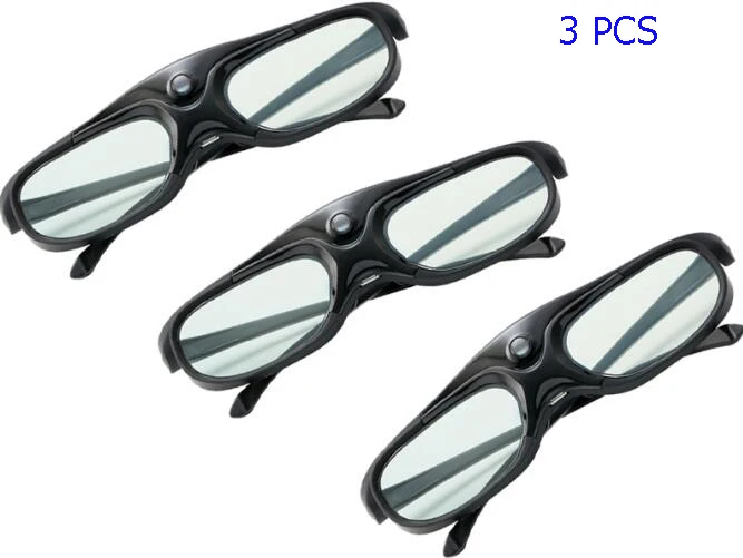 3PCS Активный затвор 3D стекло es DLP-Link жидкокристаллическая аккумуляторная Виртуальная реальность ЖК-стекло для XGIMI H1/H2/Z6/CC Aurora Nuts G1/P2 - Цвет: 3PCS