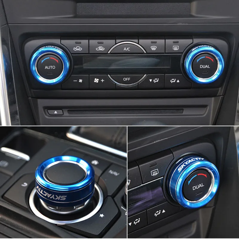 Автомобильная ручка кондиционера крышка для кнопки AC Ручка Mazda CX-4/CX-5/AXELA/ATENZA 3 шт. |