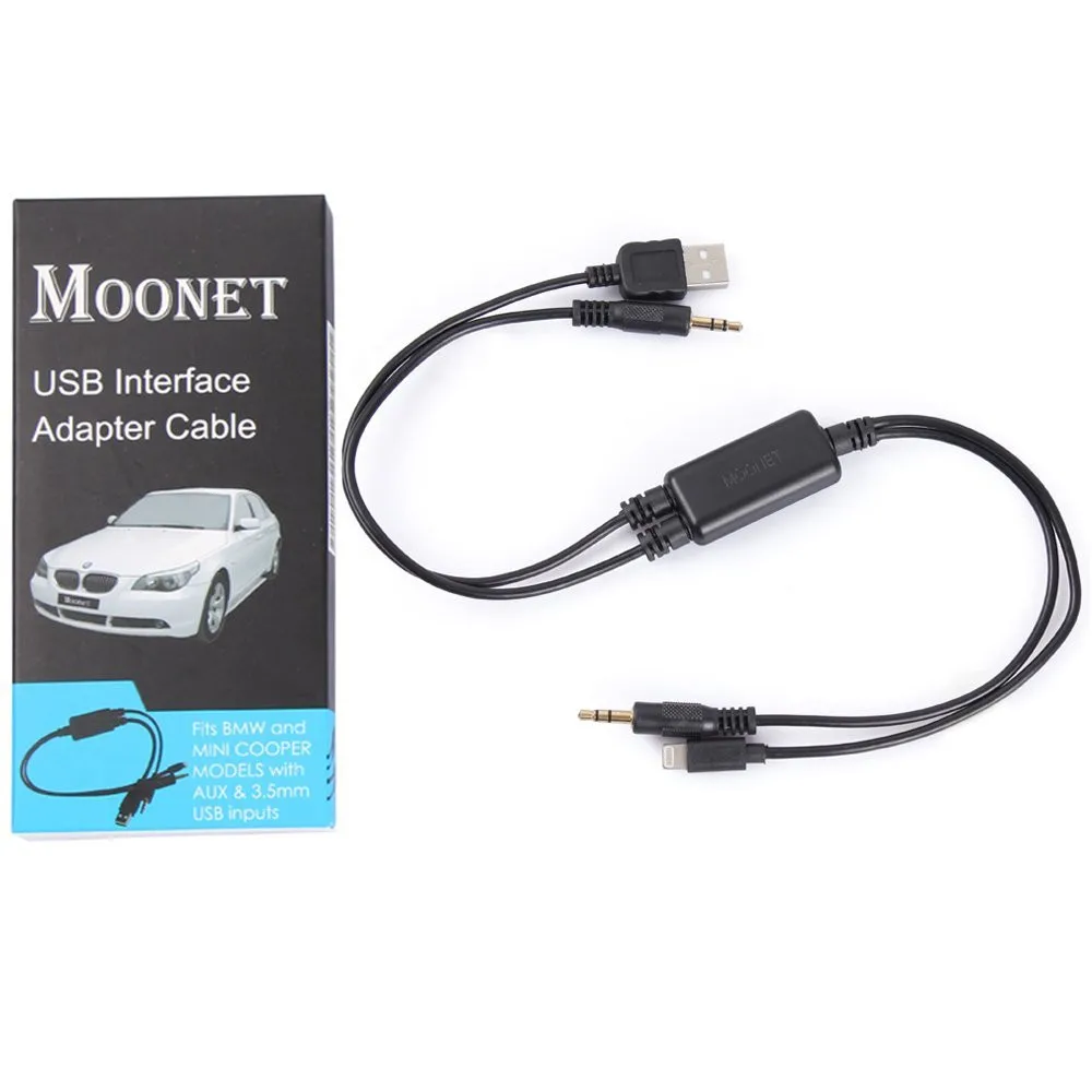 Автомобильное аудио подключение для iPhone5/6 iPod iPad USB Интерфейс адаптер AUX кабель