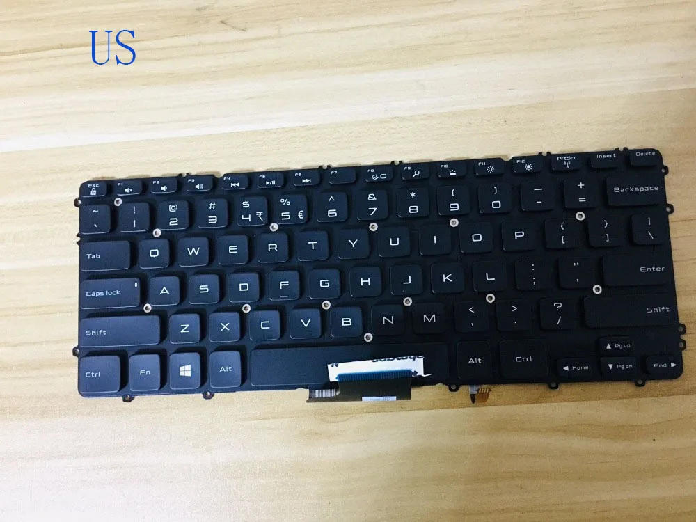 Новинка Клавиатура для ноутбука Dell Precision M3800 XPS 15 9530 15-9530 Бельгийская/бразильская/США/Иврит/Арабский/Корейский/итальянская Раскладка