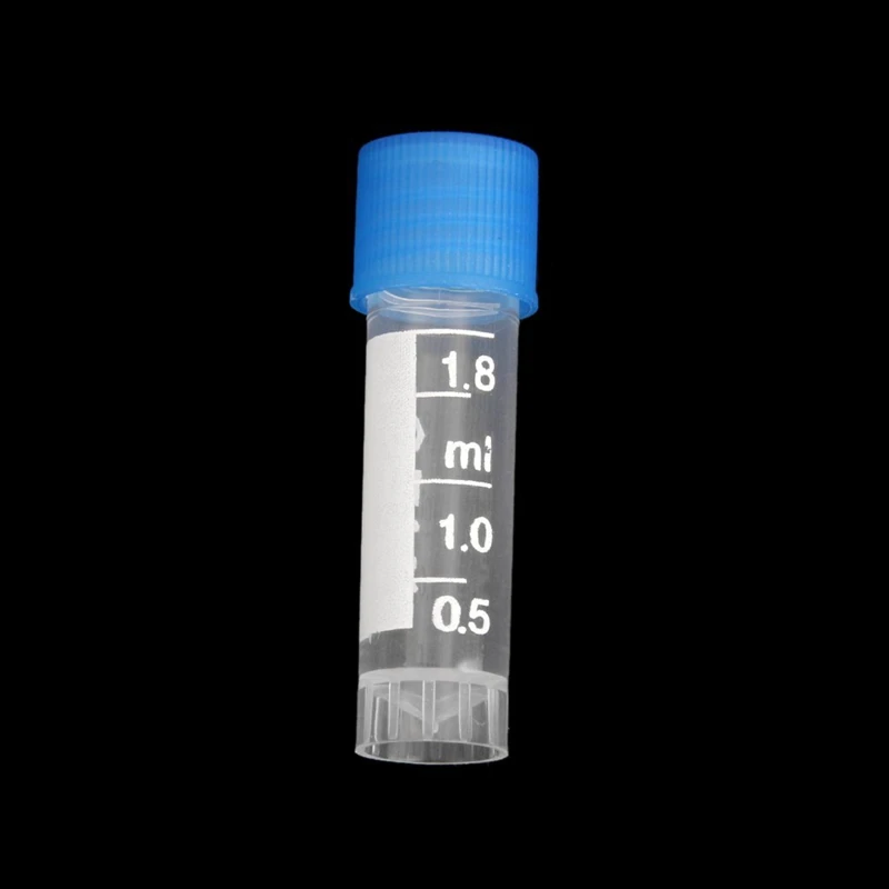 10 pcs 1.8 ml Plastic Graduated Cryo tubes Test Tube Sample | Канцтовары для офиса и дома