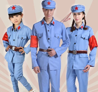 Популярная революционная военная форма одежда Освободительной армии Красной