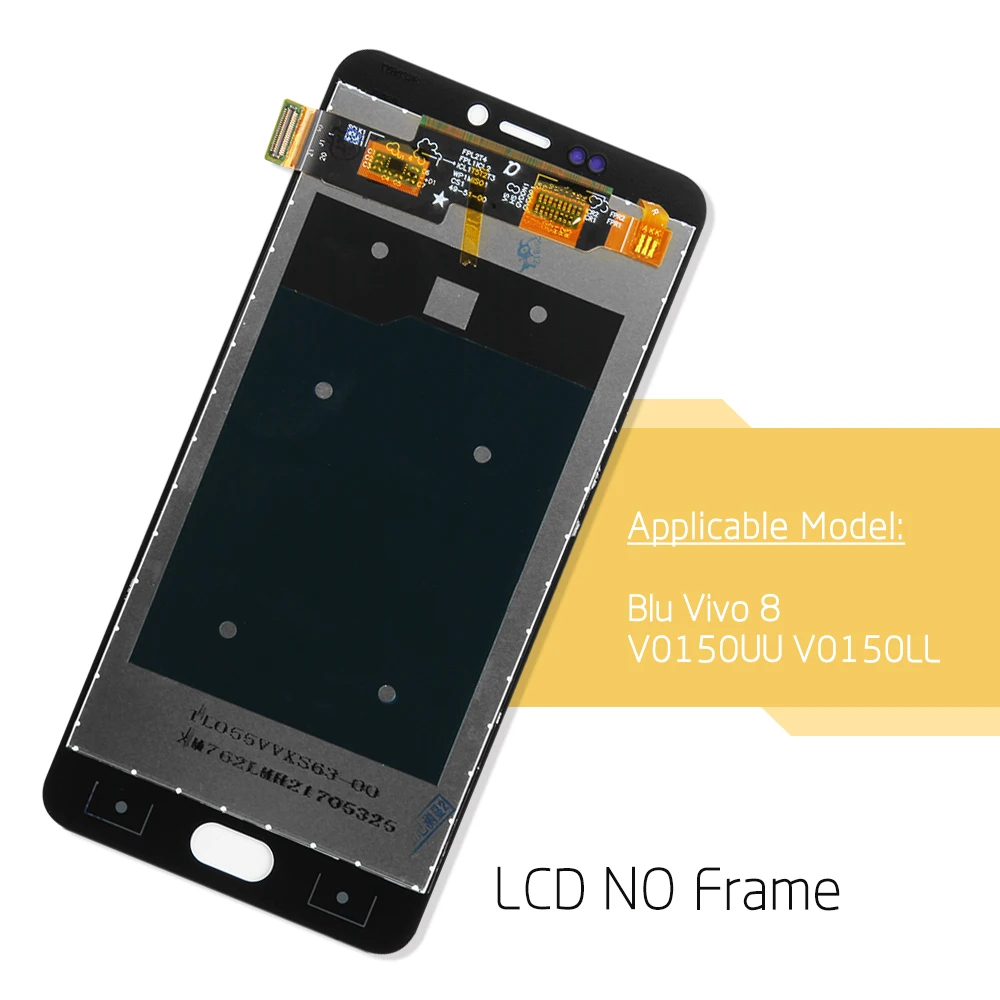 5 &quotЖК-дисплей для Blu Vivo 8 V0150UU V0150LL ЖК-дисплей сенсорный экран Стекло полная сборка
