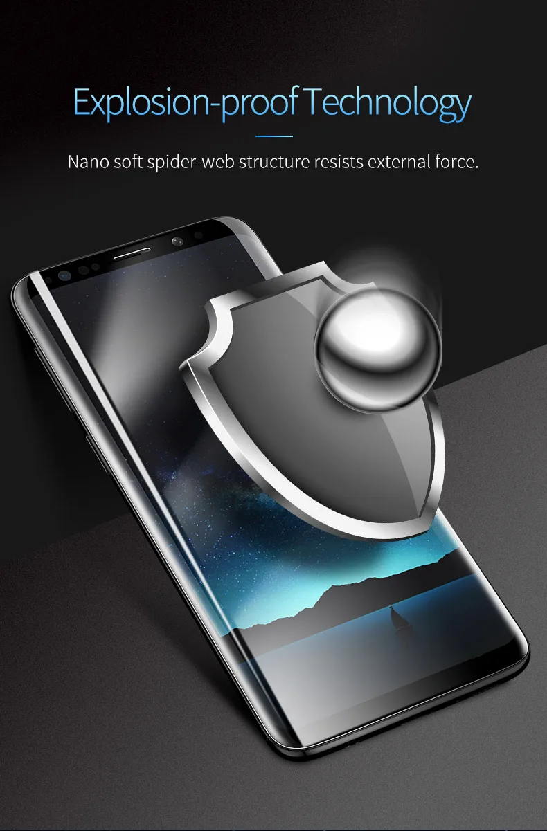 ROCK полное покрытие мягкая Гидрогелевая пленка для samsung Galaxy S10 Plus Note 9 8 Защитная пленка для экрана для samsung Note 10 Pro не стекло