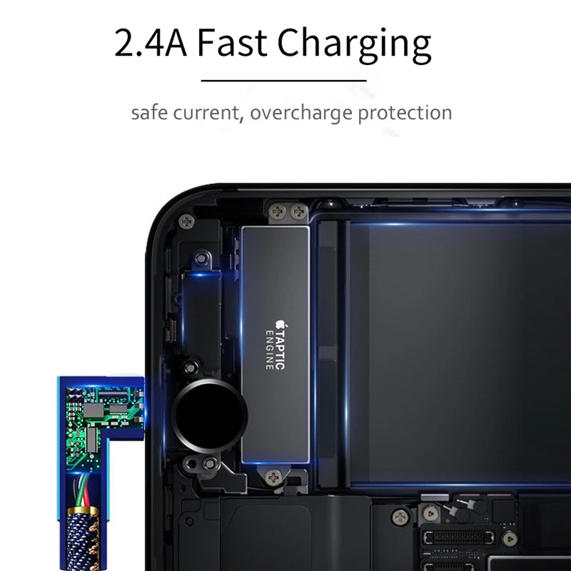 OUSU 90 градусов 2.4A USB C кабель для xiaomi mi 9 Быстрая зарядка iphone xs джинсовая плетеная kabel