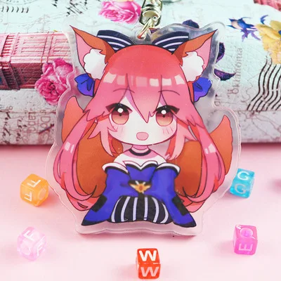 2 1 шт. аниме брелок Fate/Grand Order игра Fate Grand FGO брелок Saber Astolfo Подвески брелок акриловый кулон - Цвет: 2