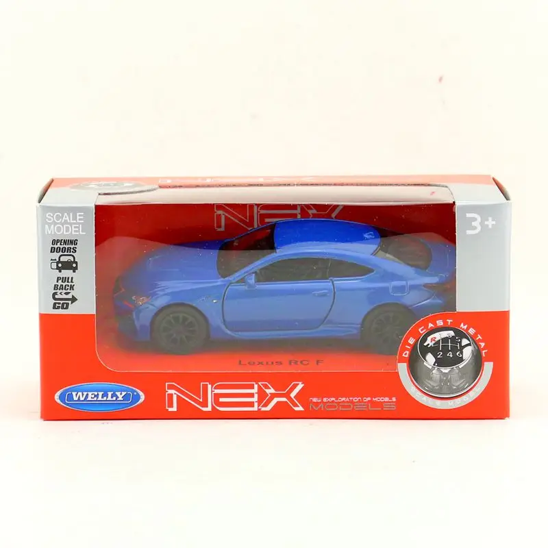 Модель автомобиля WELLY 1/36 масштаб модель игрушки Lexus RC F литье под давлением металл