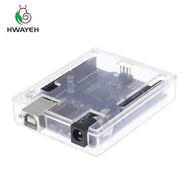 Прозрачный акриловый чехол для Uno R3 совместим с arduino UNO R3|uno r3|cover coversacrylic case |