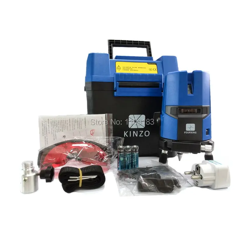 Бесплатная доставка лазерный нивелир KINZO с перекрестными линиями поворотный