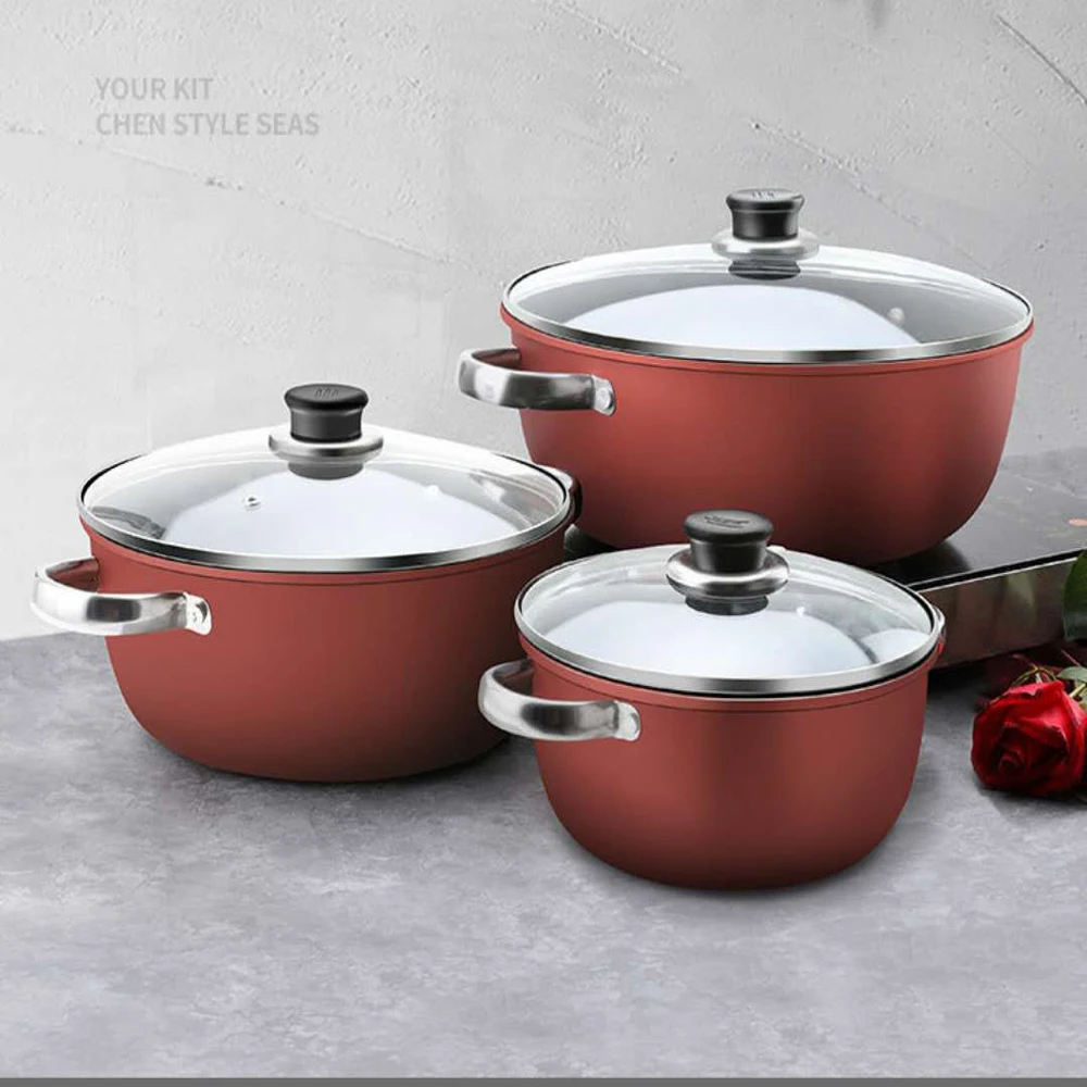 Суповая кастрюля с антипригарным покрытием Кастрюля из нержавеющей стали