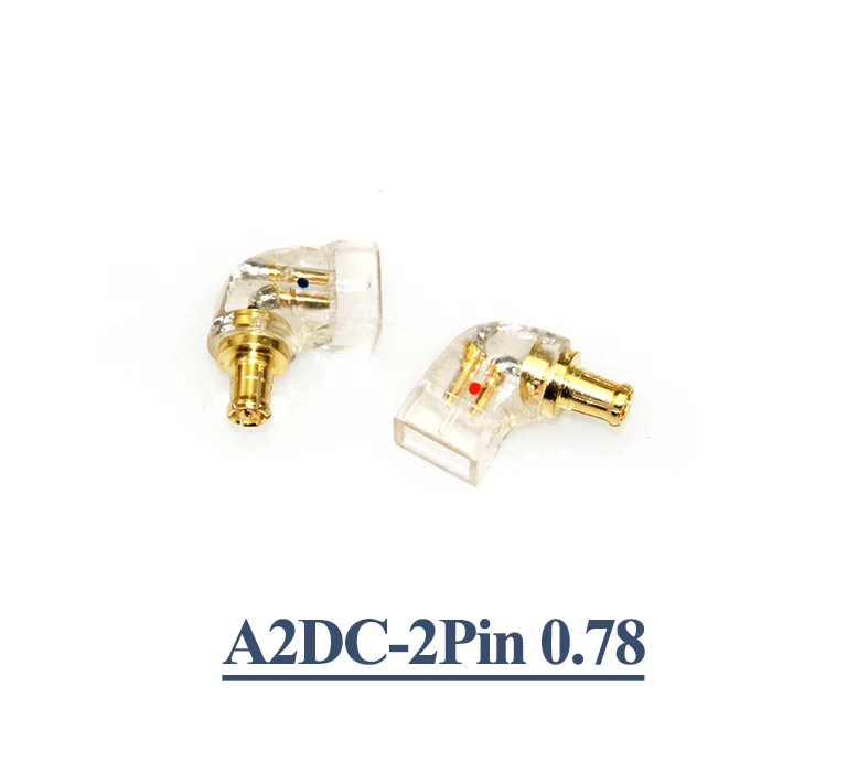 A2DC-2Pin Linsoul разъем для наушников Адаптер MMCX 0,78 мм 2Pin для QDC SONY IE80 W4R JH IM FitEar TF10 A2DC - Цвет: A2DC-2Pin