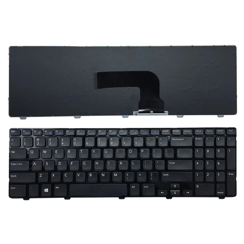 Новая клавиатура для ноутбука DELL INSPIRON 15 3537 15R 5537 Клавиатура Teclado US Black|keyboard for dell|laptop