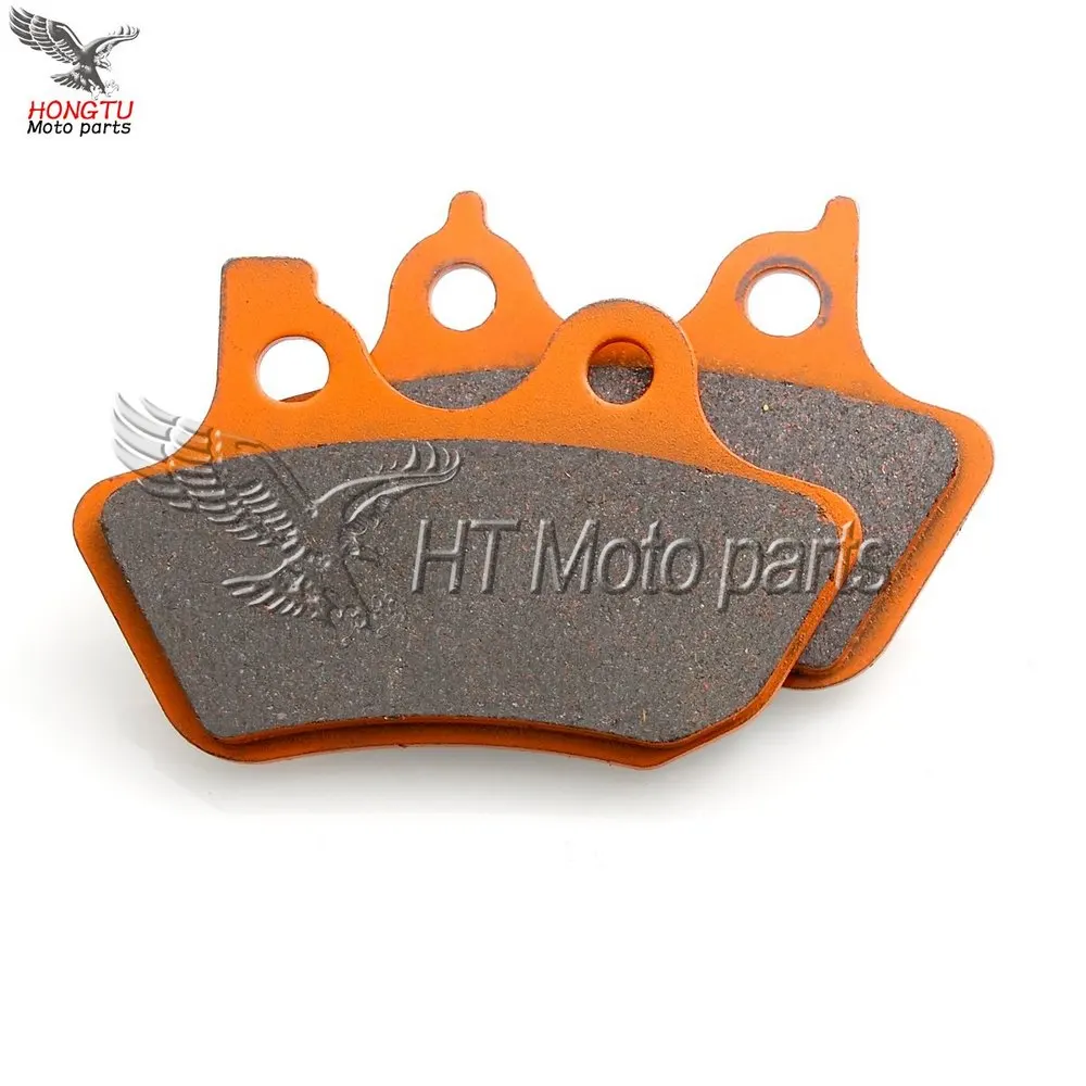 Rear 1 pair Мотоцикл спереди и сзади тормозные колодки для Harley Touring Электра Street Glide Dyna Sportster XL 1200 S FXDX FLHR 2000- 2007 FLHTC - Цвет: Rear 1 pair