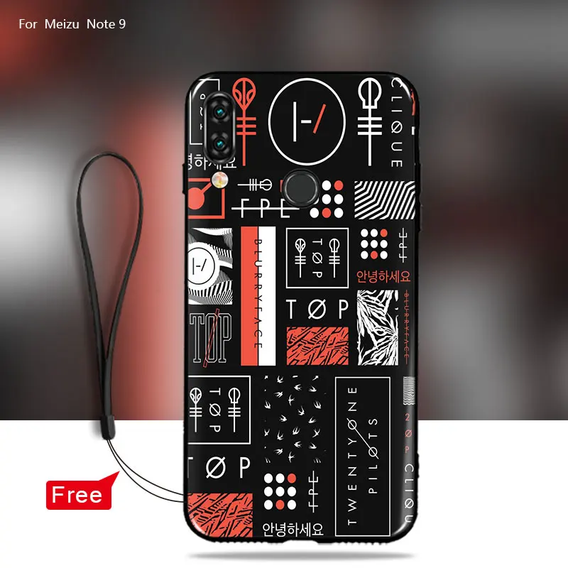 Чехол для телефона Meizu Note 9 чехол M9 Обложка интересный модный силиконовый мягкий