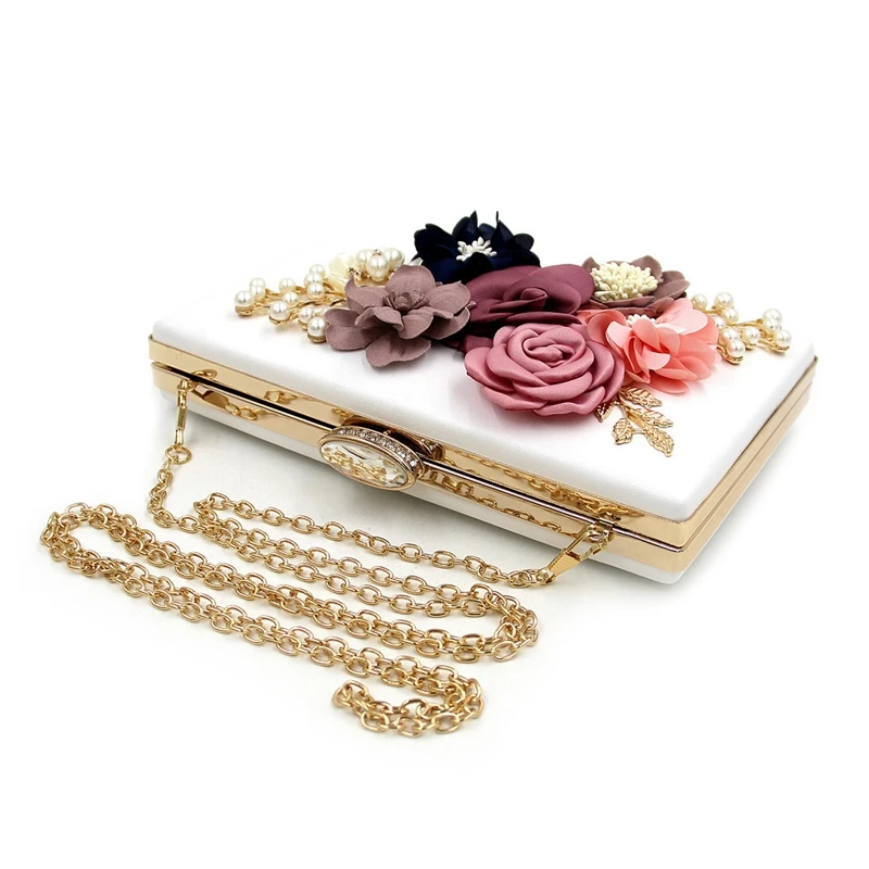 Женская сумка-клатч с цветочным принтом для вечеринки свадебные вечерние