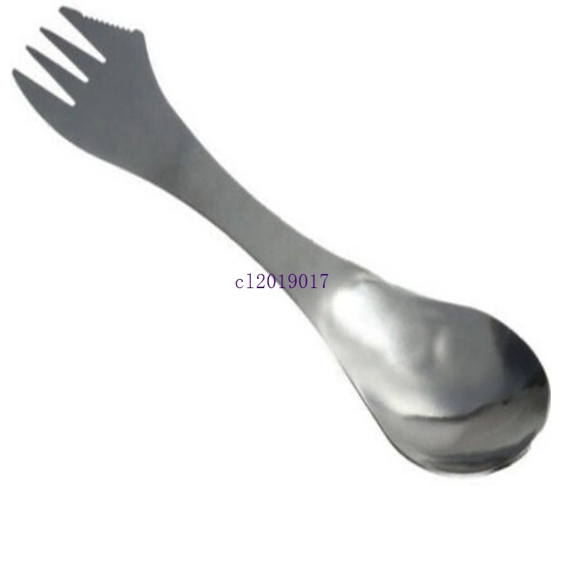 Вилка ложка spork 3 в 1 столовая посуда из нержавеющей стали столовые приборы комбо