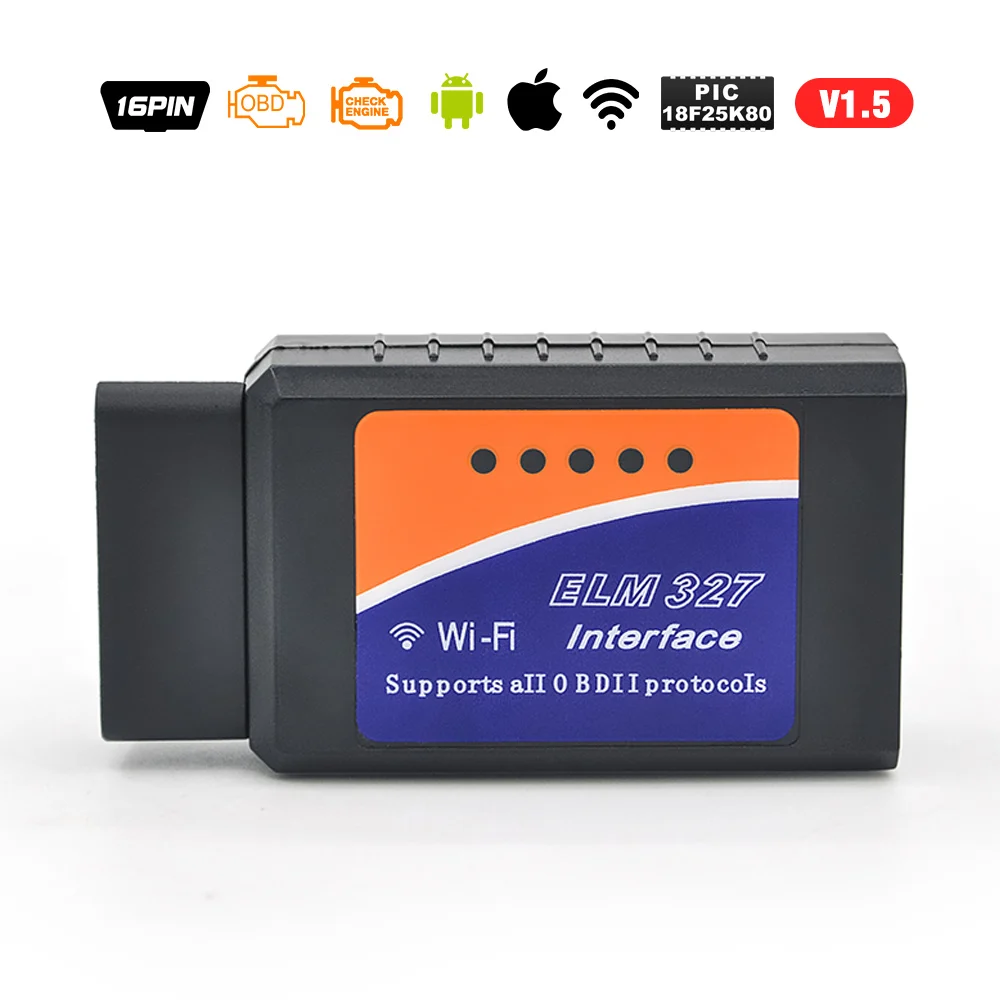 ELM 327 V1.5 Мини bluetooth для Android Крутящий момент V2.1 Супер Мини elm327 wifi obd2 автомобильный диагностический сканер elm 327 usb - Цвет: v1.5 wifi
