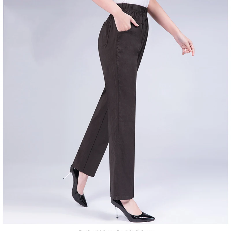 Женские повседневные шаровары весна-лето Модные свободные брюки до щиколотки