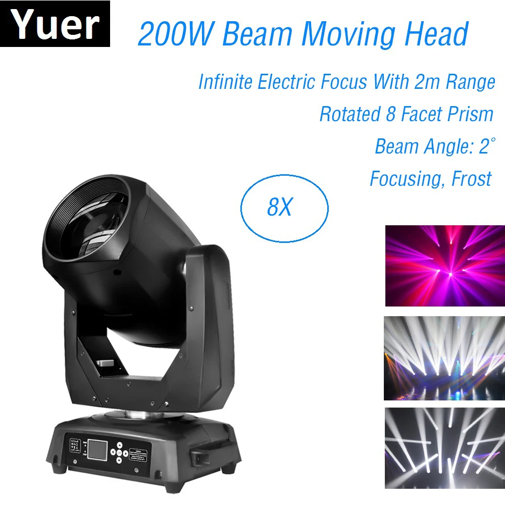 4 шт. светильник + 1 F чехол со светодиодной подсветкой 200 Вт Луч/прожектор DMX512