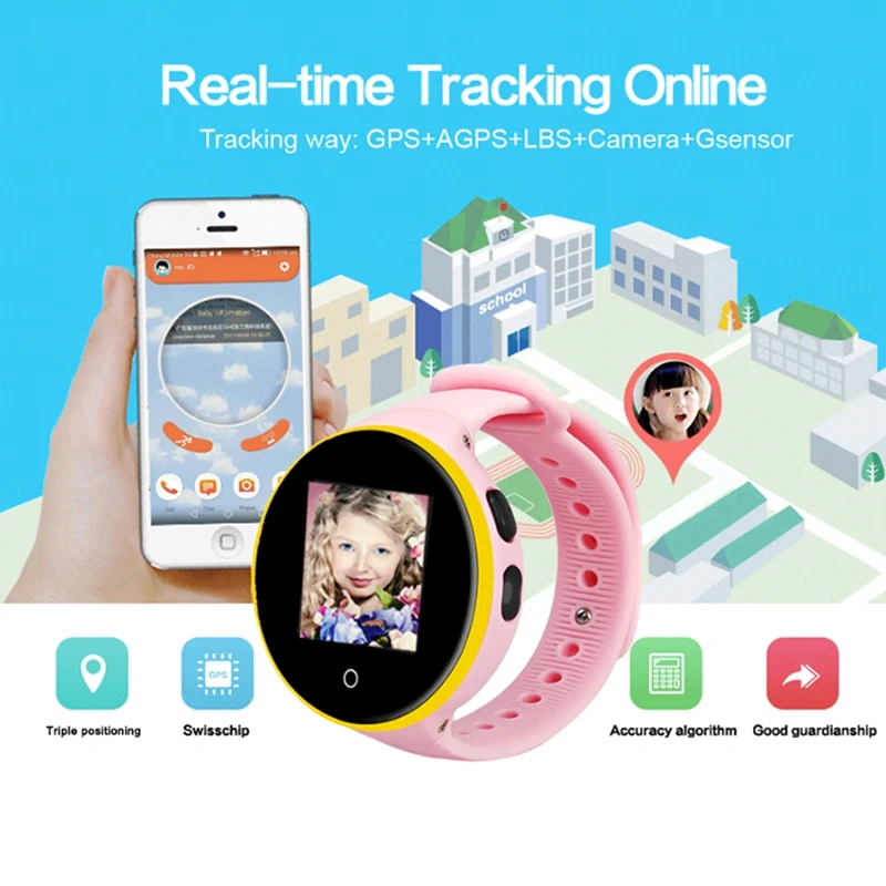 Gps Wi Fi дети умные часы телефон детские Сенсорный экран Смарт наручные для старика