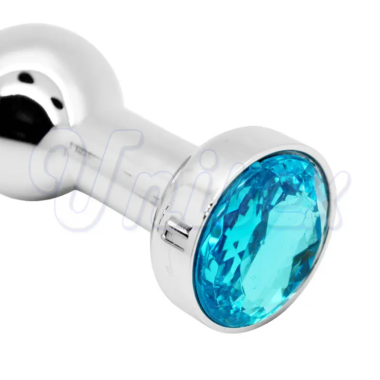 Серебристая Анальная пробка из нержавеющей стали металлическая анальные