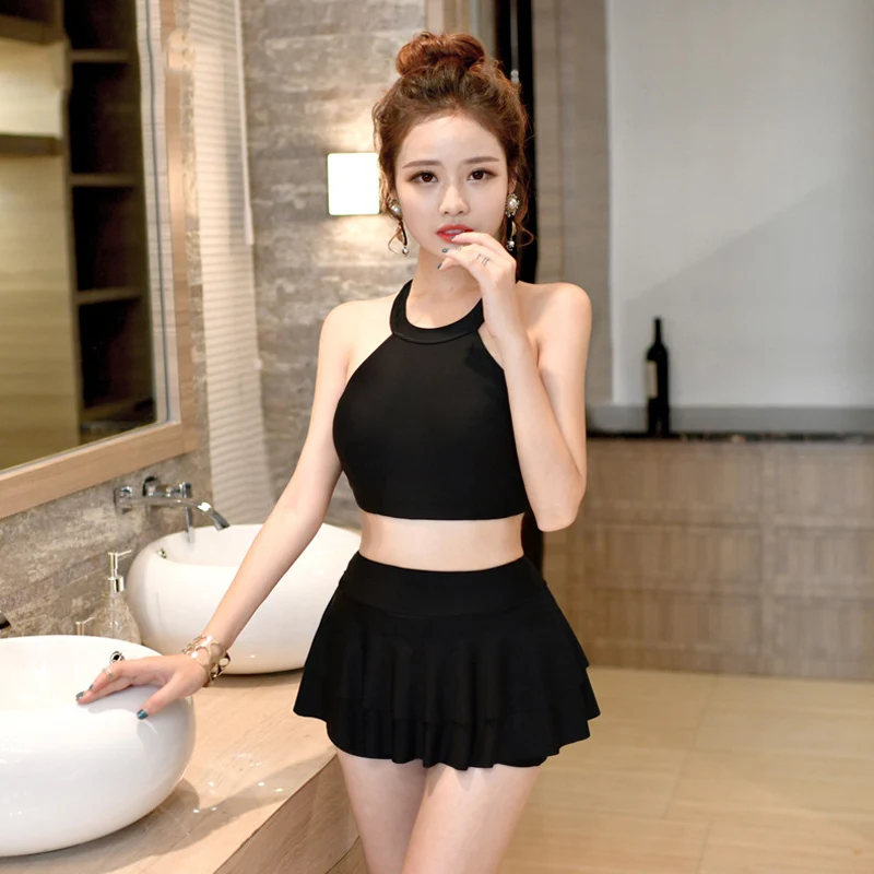 Сексуальный черный женский комплект бикини Y557 купальный костюм популярный