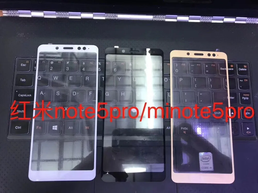 Закаленное стекло с полным покрытием клея для Xiaomi Redmi Note 5 2 шт. защитная пленка