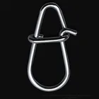 Rompin 30 шт.лот рыболовная приманка из нержавеющей стали с защелкой соединительные аксессуары снасти приманки Крючки японские красивые Fastlock широкий D snap ovo