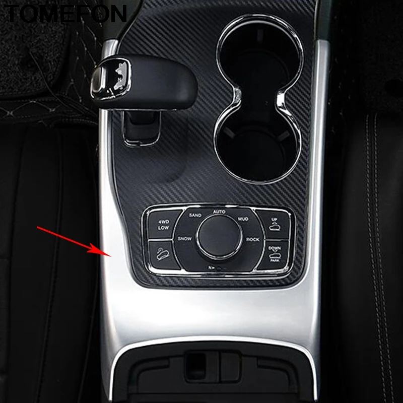 TOMEFON для Jeep Grand Cherokee 2011 2018 LHD аксессуары интерьера центральное переключение