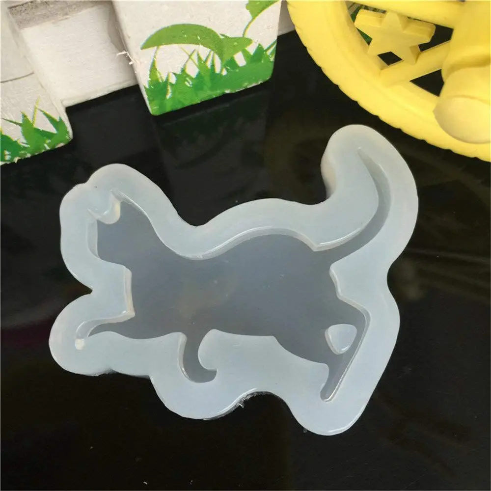 2 pcs/set Small Cat Polymer Clay Silicone Mold Crafting Resin Epoxy Jewelry Pendant Earrings Making DIY Mobile Phone Decora | Украшения и