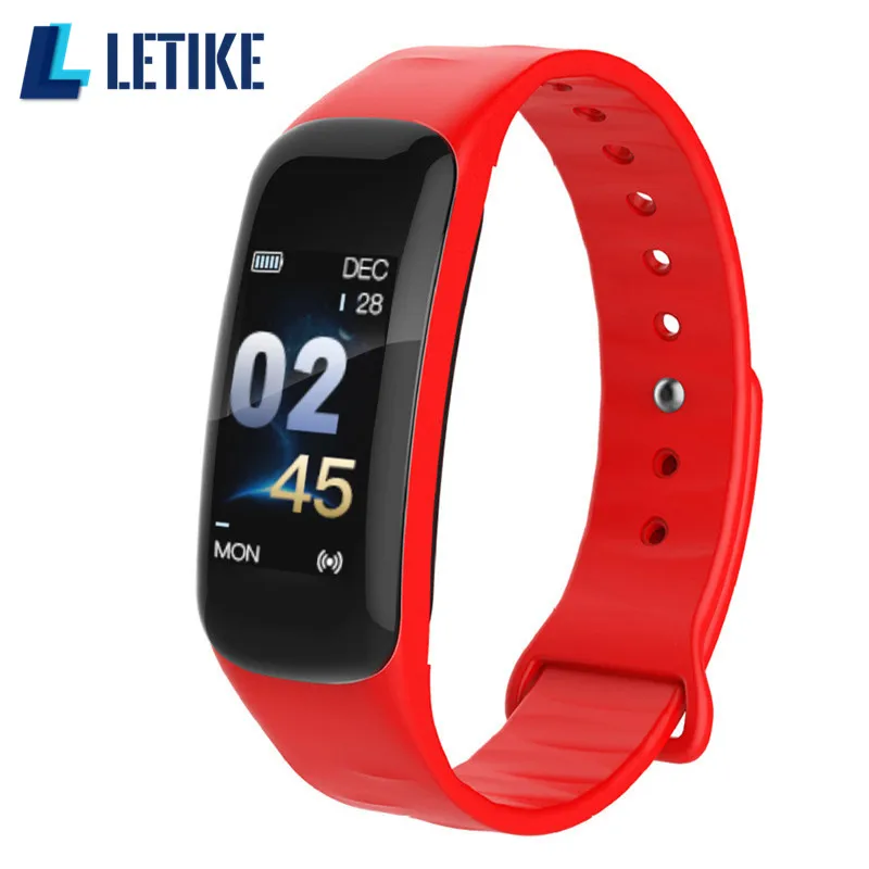 Letike C1 Plus умный Браслет цветной экран измеритель артериального давления